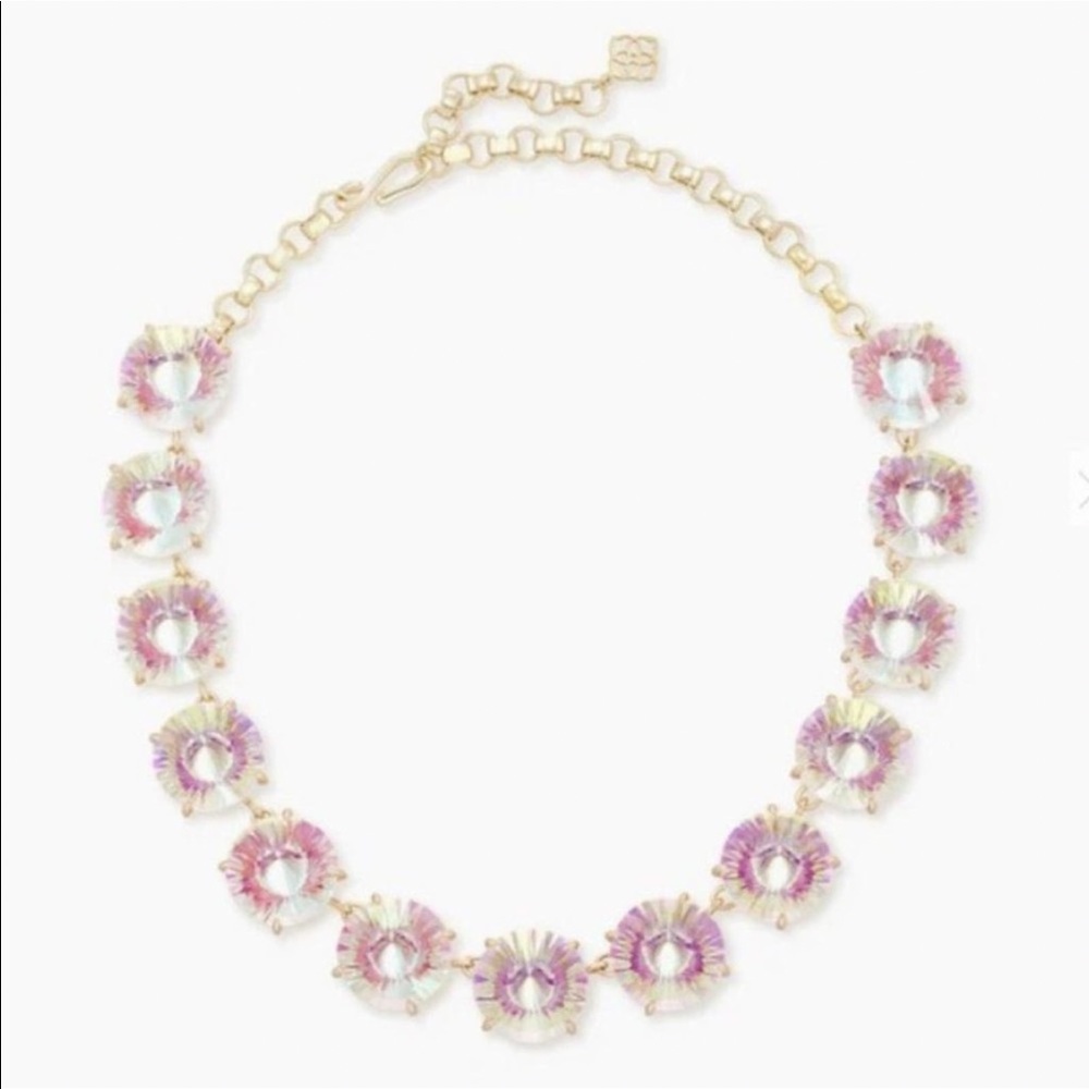 Kendra Scott Jolie Statement Necklace in Dichroic Glass